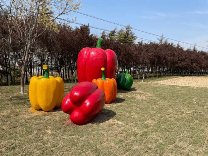 农村园区蔬菜雕塑