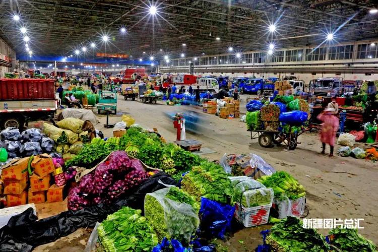 农村最大蔬菜交易市场视频