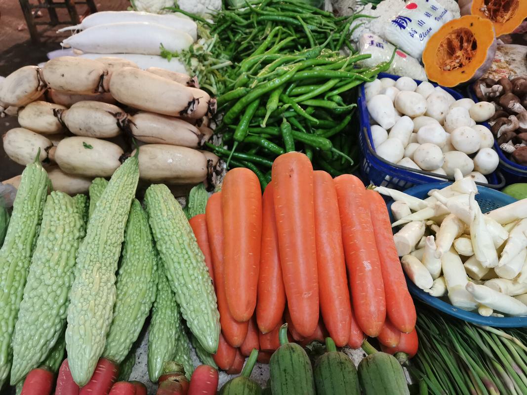 农村有绿色蔬菜市场吗的相关图片