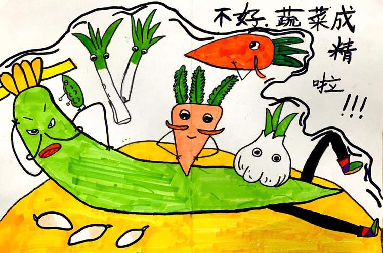 农村蔬菜绘画的相关图片