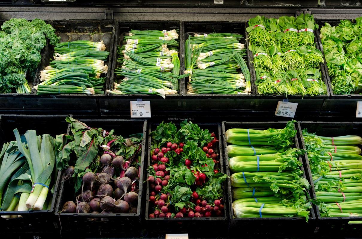 农村超市蔬菜区的相关图片