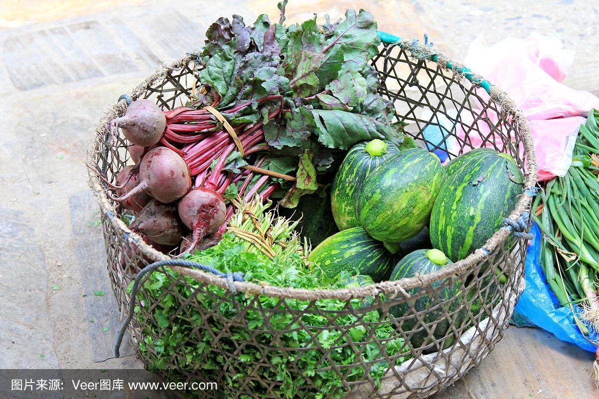 尼泊尔农村蔬菜的相关图片