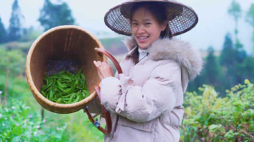 广西农村姑娘吃蔬菜视频的相关图片