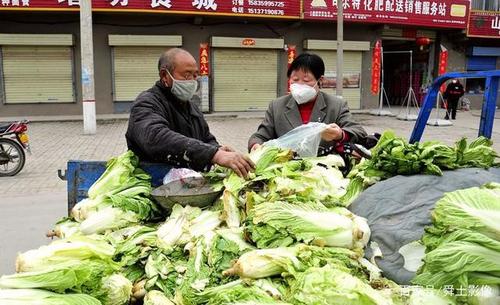 本地农村卖蔬菜的相关图片