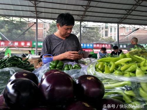 深圳农村小伙卖蔬菜的相关图片