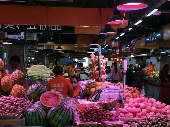 重庆农村有机蔬菜市场的相关图片