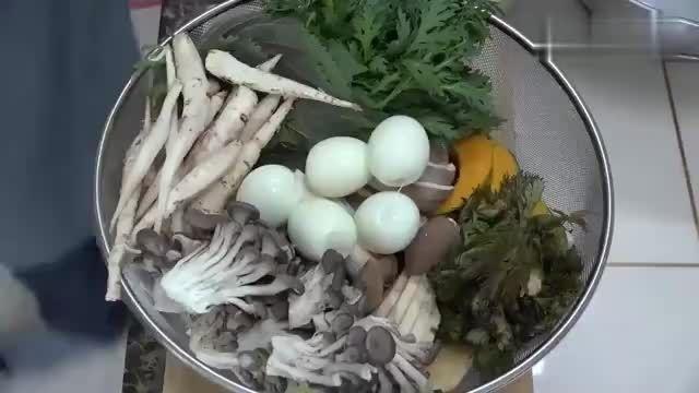 韩国农村大妈炸蔬菜视频的相关图片